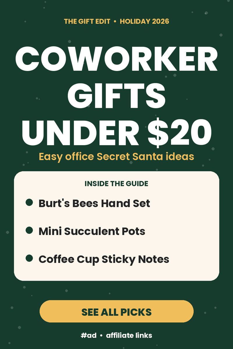 Gifts for Coworkers Under $20 pin