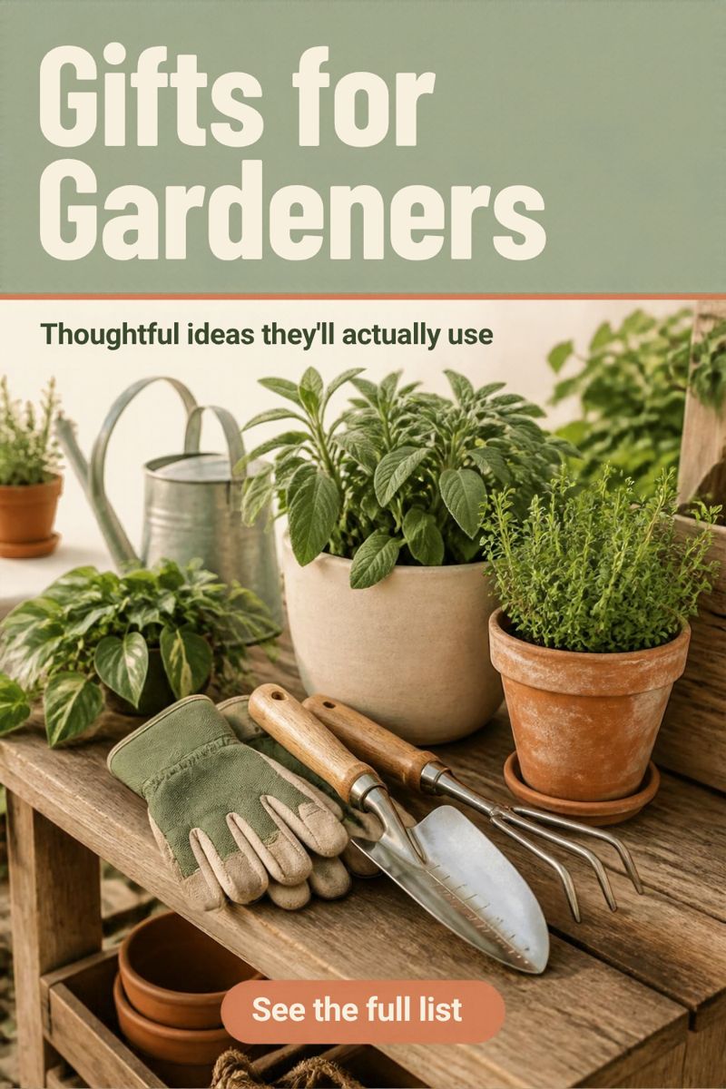 Gifts for Gardeners pin