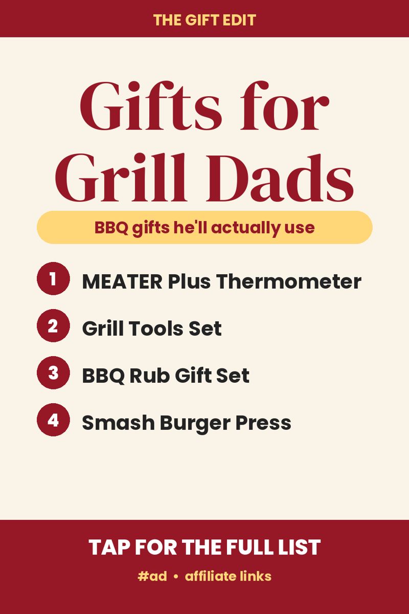 Gifts for Grill Dads pin