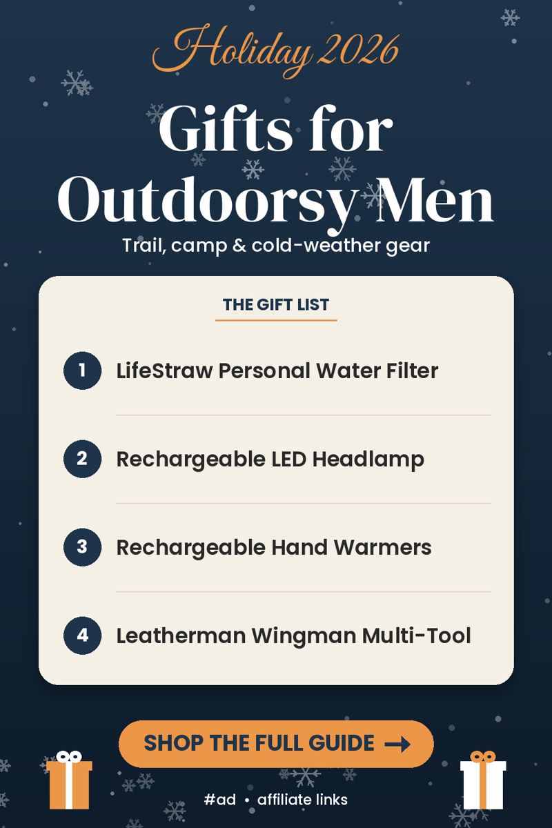 Gifts for Outdoorsy Men pin