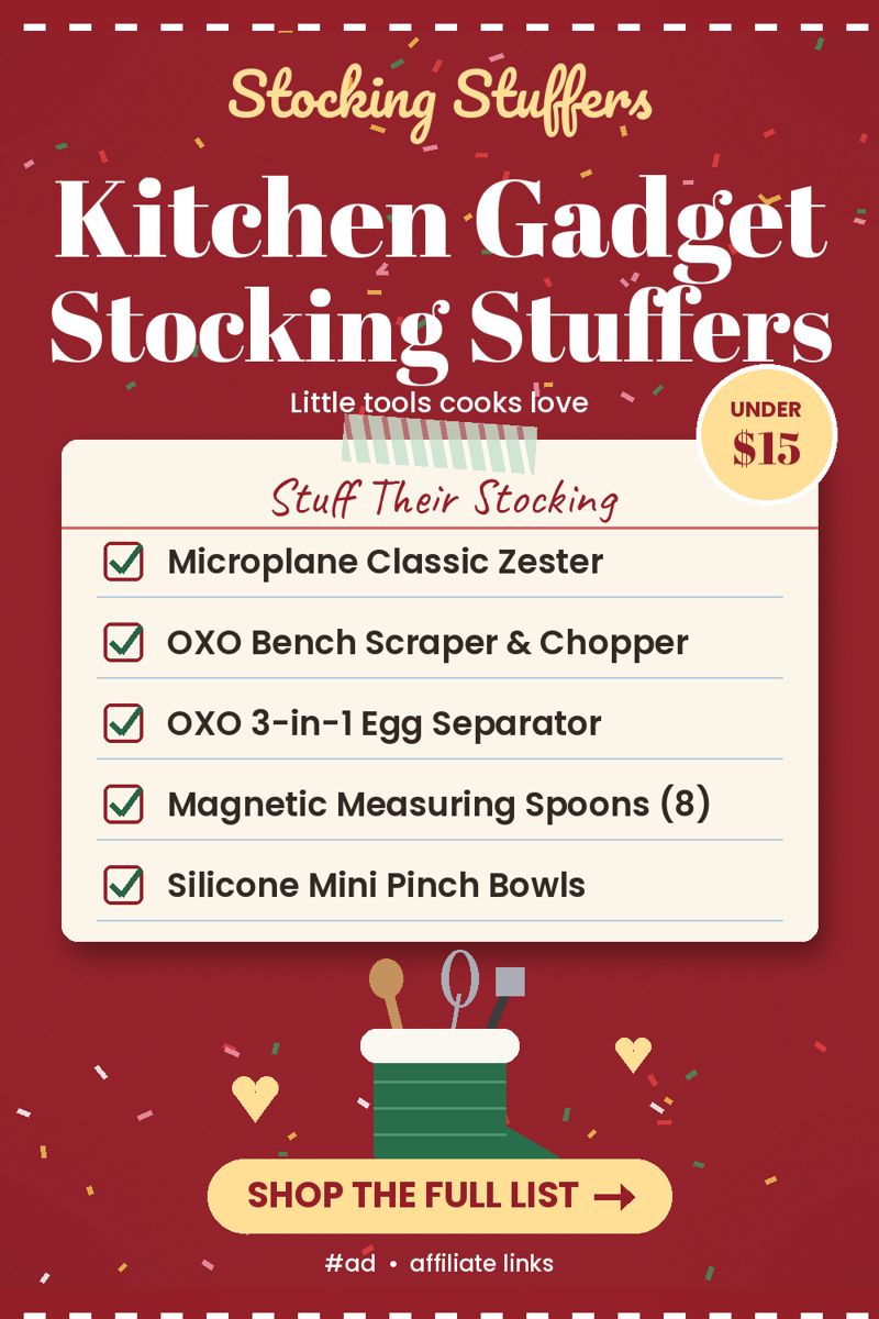 Kitchen Gadget Stocking Stuffers Under $15 pin
